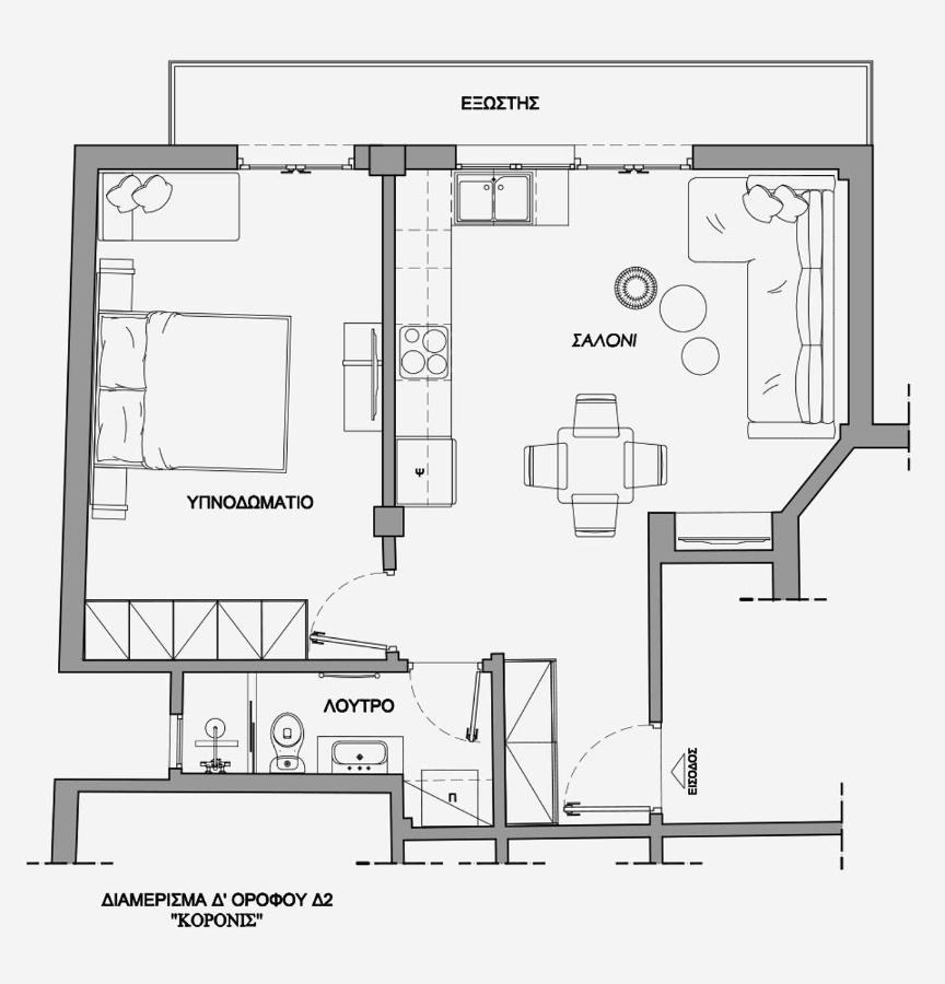 La Larissa Luxury Apartments Koronis Exterior foto